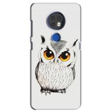 Чохол з пташками на Nokia 6.2 (2019) (VPrint) (Мила Сова)