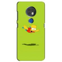 Чjхол з Сімпсонами для Nokia 6.2 (2019) (VPrint) (Барт Сімпсон)