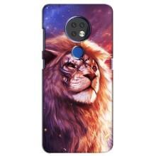 Чохол з картинкою ЛЕВ для Nokia 6.2 (2019) (VPrint) (Красочний Лев)