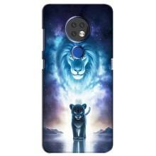 Чохол з картинкою ЛЕВ для Nokia 6.2 (2019) (VPrint) (Маленький лев)