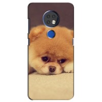 Чехол (ТПУ) Милые собачки для Nokia 6.2 (2019) (Померанский шпиц)