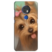 Чехол (ТПУ) Милые собачки для Nokia 6.2 (2019) (Йоршенский терьер)