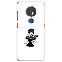 Чохли Венсдей на Nokia 6.2 (2019) Уенсдей (AlphaPrint) (танець Венздей)