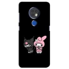 Чохол з кроликом Куромі на Nokia 6.2 (2019) – Куромі і Мелоді