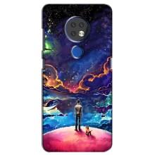Космічні Чохли для Нокіа 6.2 (2019) (VPrint) (Вид Галактики)