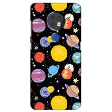 Космічні Чохли для Нокіа 6.2 (2019) (VPrint) (Намальовані планети)