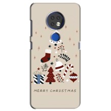 Рождественские Чехлы для Nokia 6.2 (2019) (VPrint) (Merry Christmas)