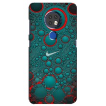 Силиконовый Чехол на Nokia 6.2 (2019) с картинкой Nike – Найк зеленый