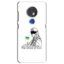 Защитные чехлы (Призрак Киева) для Nokia 6.2 (2019) (AlphaPrint) – Летчик Киева