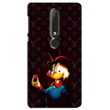 Чехли для Nokia 6 2018 - Скрудж МакДак Louis Vuitton (PREMIUMPrint) (Скрудж з ботліантом)