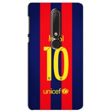 Чохли Мессі для Nokia 6 2018 (AlphaPrint) (Messi Barca 10)