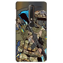 Чехлы с картинкой ЗСУ для Nokia 6 2018 (AlphaPrint) (Воїн ЗСУ)