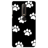 Бампер для Nokia 6 2018 с картинкой "Песики" – Следы собак