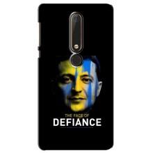 Чехол для Nokia 6 2018 (AlphaPrint - с принтом Зеленского) – В. Зеленский