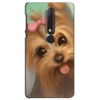 Чехол (ТПУ) Милые собачки для Nokia 6 2018 (Йоршенский терьер)
