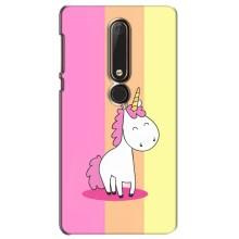Чехол Unicorn на Nokia 6 2018 (Радужный Единорог)