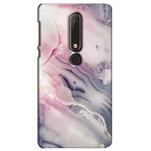 Мраморний чехол на Nokia 6 2018 (VPrint) (Пурпурний Мрамор)