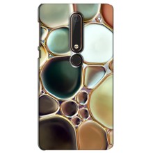Мраморний чехол на Nokia 6 2018 (VPrint) (Радужний Мрамор)