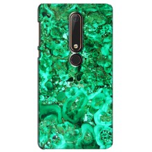 Мраморний чехол на Nokia 6 2018 (VPrint) (Салатовий Мрамор)