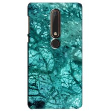 Мраморний чехол на Nokia 6 2018 (VPrint) (Зелений мрамор)