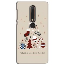 Різдвяні Чохли для Nokia 6 2018 (VPrint) (Merry Christmas)