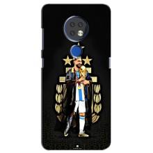 Чехлы для Nokia 7.2 (Leo чемпион) (AlphaPrint) – Месси Король