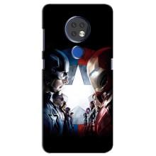 Чехлы с героями Марвел Nokia 7.2 (VPrint)