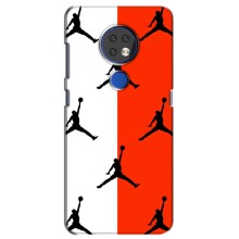 Чохли для Nokia 7.2 - з картинкою JORDAN (AlphaPrint) (Лого Джордан)