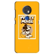 Чехлы с принтом Микки Маус на Nokia 7.2 (Испуганный Микки)