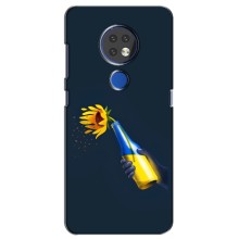 Чехол для Патриота Украины Nokia 7.2 - (AlphaPrint) (Коктейль молотова)