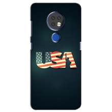 Чехол Флаг USA для Nokia 7.2 (USA)