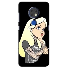 Чехол с печатью для Nokia 7.2 - (Мода) (AlphaPrint) (Девочка в тату)