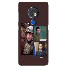 Чехол для Nokia 7.2 (AlphaPrint - с принтом Зеленского) – Президент