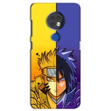 Купить Чехлы на телефон с принтом Anime для Нокиа 7.2 (Naruto Vs Sasuke)