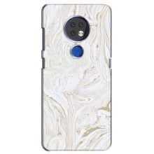 Мраморний чехол на Nokia 7.2 (VPrint) (Білий мрамор)