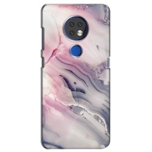 Мраморний чехол на Nokia 7.2 (VPrint) (Пурпурний Мрамор)