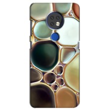 Мраморний чехол на Nokia 7.2 (VPrint) (Радужний Мрамор)