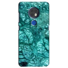 Мраморний чехол на Nokia 7.2 (VPrint) (Зелений мрамор)