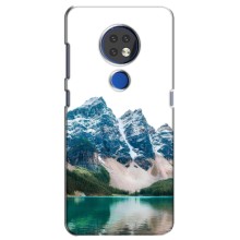Силіконовий чохол з КАРТИНКАМИ літо для Nokia 7.2 (AlphaPrint) (Гори)