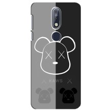 Чехлы для Nokia 7 2018, 7.1 - Bearbrick Louis Vuitton (PREMIUMPrint) (БеарБрик глаза)