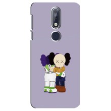 Чехлы для Nokia 7 2018, 7.1 - Bearbrick Louis Vuitton (PREMIUMPrint) (Дружба Беарбрик)