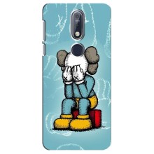 Чехлы для Nokia 7 2018, 7.1 - Bearbrick Louis Vuitton (PREMIUMPrint) (Плач Bearbrick)