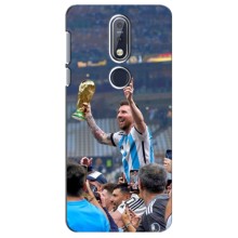 Чехлы Лео Месси Аргентина для Nokia 7 2018, 7.1 (Месси король)