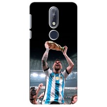 Чехлы Лео Месси Аргентина для Nokia 7 2018, 7.1 (Счастливый Месси)