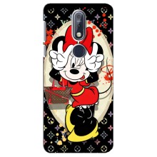 Чехол Disney Mouse Nokia 7 2018, 7.1 (PREMIUMPrint) (Минни peace)