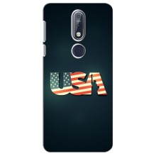 Чехол Флаг USA для Nokia 7 2018, 7.1 (USA)