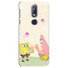Чехол Губка Боб для Нокиа 7 2018, 7.1 – Патрик и Боб