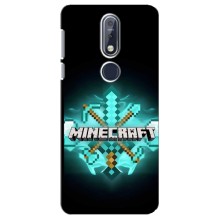 Чехол майнкрафт для Nokia 7 2018, 7.1 (MineCraft 2)