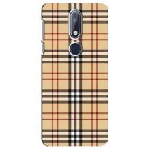 Чохол з Брендами одягу на Нокіа 7.1 – Burberry стиль