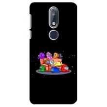 Чехол Амонг Ас для Nokia 7 2018, 7.1 (AlphaPrint) (Амонг-ас)